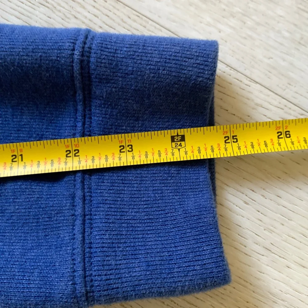 Polo Ralph Lauren Mens XXL Blue‎ 100% Cotton Quarter Zip Pullover Sweater Pony